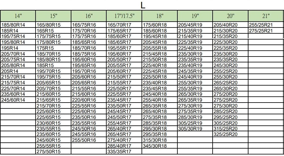 Calze Da Neve Per Auto Omologate En 16662-1 Con Guanti Catene Gomme Taglia (L)