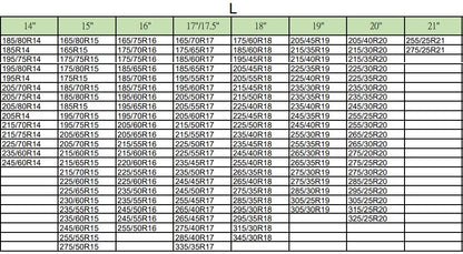 Calze Da Neve Per Auto Omologate En 16662-1 Con Guanti Catene Gomme Taglia (L)
