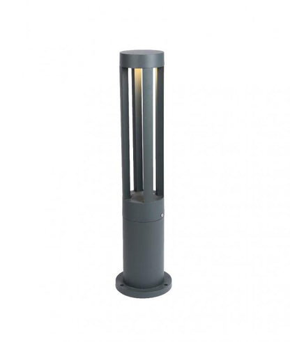 Lampione Giardino Lampada 12W Led Per Esterno Grigio Lampioncino Luce Calda Es28