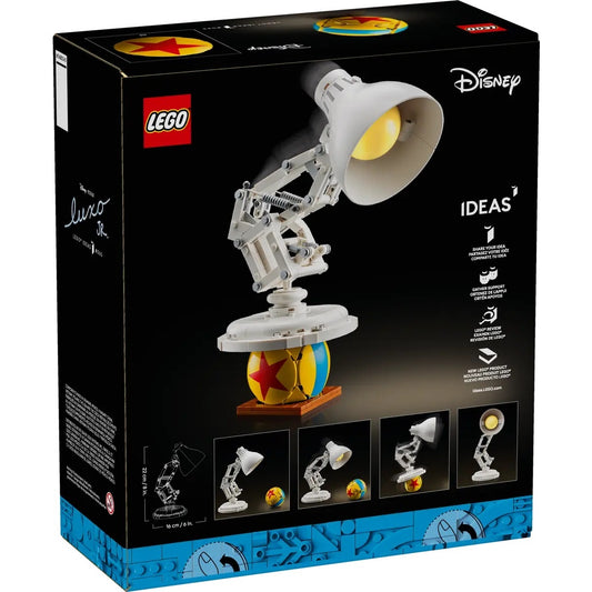 Lego Ideas Disney Pixar Luxo Jr. 21357 Set Con Lampada PIXAR