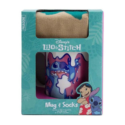 Paladone Disney (Lilo & Stitch) "Mug E Socks" Set Regalo Tazza+Calzini Nr. 35-41