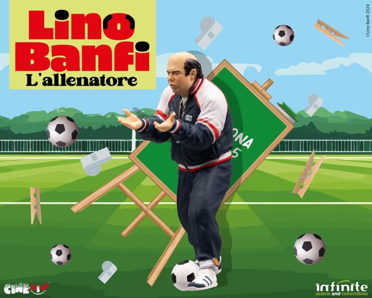 Infinite - Lino Banfi "L’Allenatore Nel Pallone" Oronzo Cana' Figure Statua 10Cm