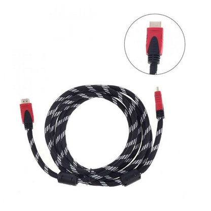 CAVO HDMI VIDEO 5M METRI MASCHIO per PS4 XBOX ONE SWITCH TV SKY FULL HD 2K - 4K