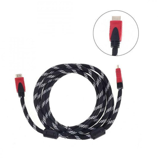 CAVO HDMI VIDEO 5M METRI MASCHIO per PS4 XBOX ONE SWITCH TV SKY FULL HD 2K - 4K