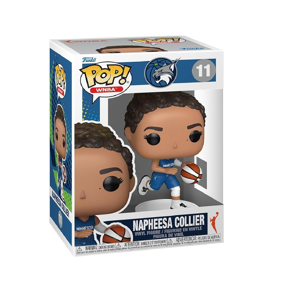 Funko Pop ! WNBA - Minnesota  (11) Napheesa Collier Vinyl Figure 9cm (Copia)