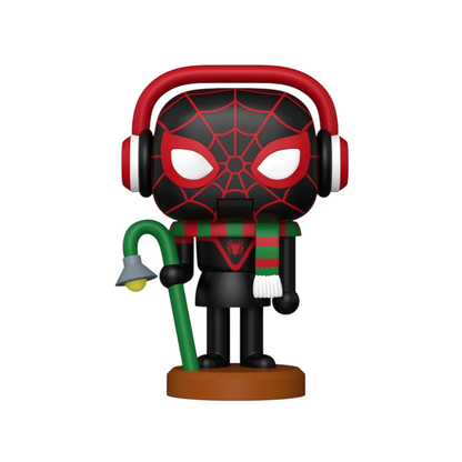 Funko Pop ! Marvel Spider-Man - (1618) Miles Morales (Nutcracker) Holiday Vinyl Figure 9 Cm
