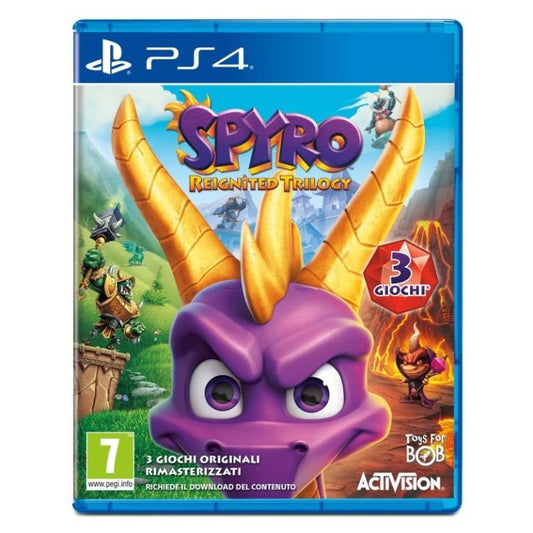 Spyro Reignited Trilogy Ps4 Italiano Videogioco Playstation 4 Trilogia Completa