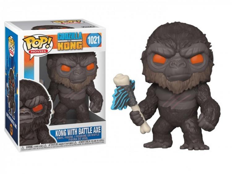 Funko Pop Godzilla Vs Kong 1021 Kong With Battle Axe Vinyl Collezione Sigillato