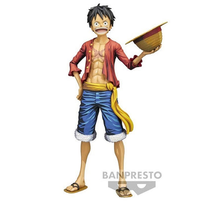 BANPRESTO GRANDISTA ONE PIECE - MONKEY D.LUFFY FIGURE 22cm PVC STATUA COLLEZIONE