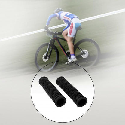 COPPIA MANOPOLE BICI ERGONOMICHE GOMMA BICICLETTA MTB BIKE MANUBRIO UNIVERSALE