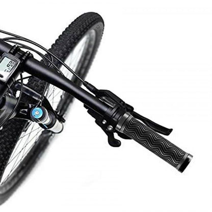 COPPIA MANOPOLE BICI ERGONOMICHE GOMMA BICICLETTA MTB BIKE MANUBRIO UNIVERSALE