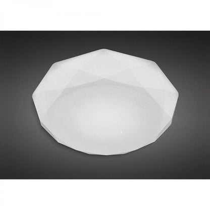 Plafoniera Led 10W Forma Diamante Effetto Cielo Stellato Brillantini Lampadario