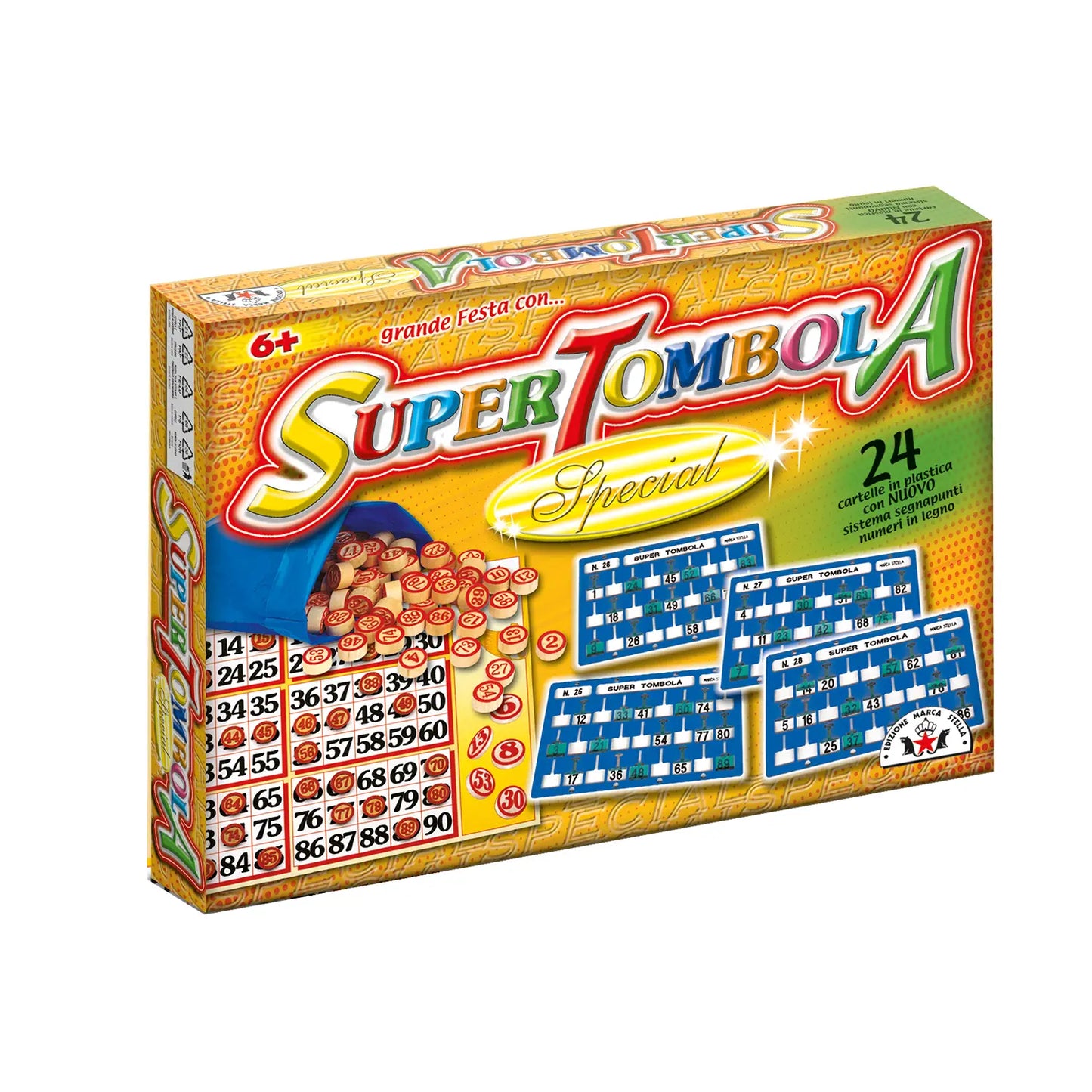 Arti Grafiche Ruggiero Sala Gioco da Tavolo Super Tombola Special 24 Cartelle
