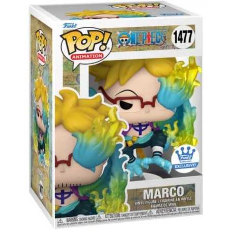 Funko Pop ! Animation - One Piece (1477) Marco Exclusive Vinyl Figure 9Cm