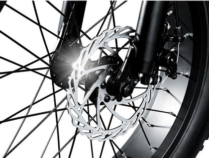 BICICLETTA ELETTRICA FAT-BIKE PIEGHEVOLE A PEDALATA ASSISTITA 20" 250W ICON.E N