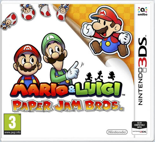 Mario & Luigi Paper Jam Nintendo 3Ds 2Ds Videogioco Nuovo Italiano Gioco Eu