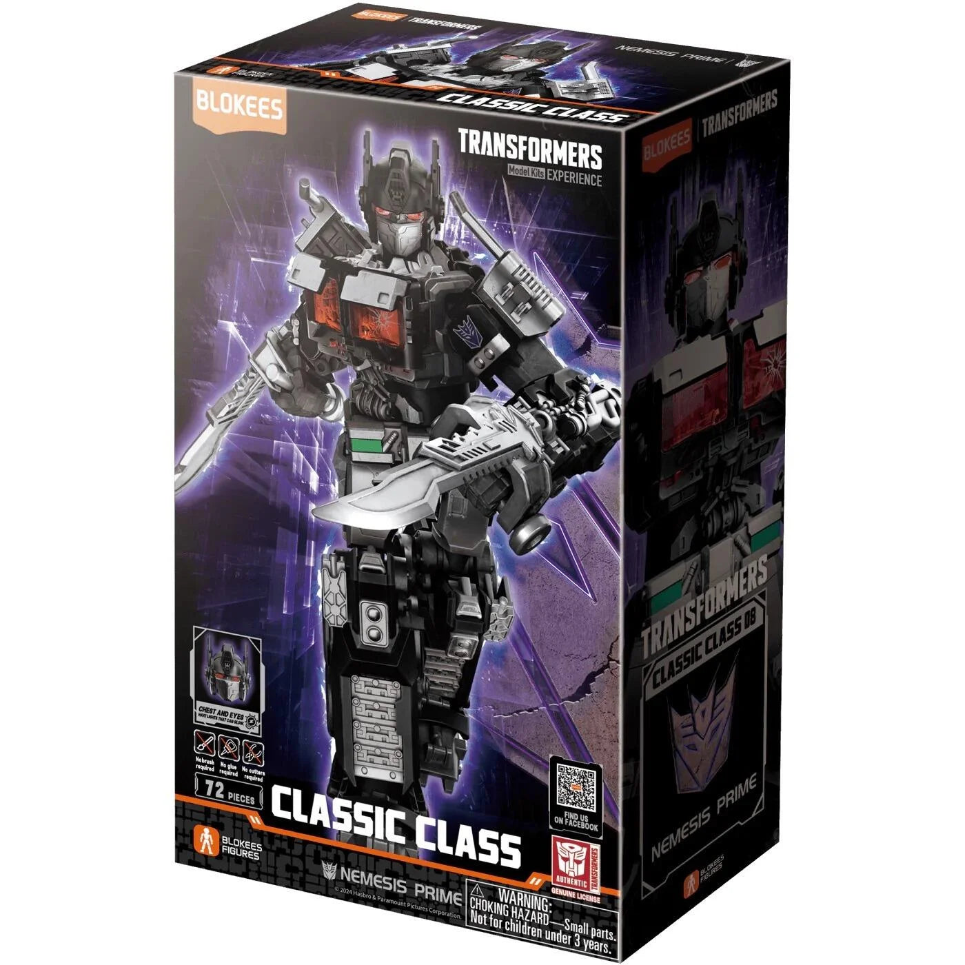 Blokees Transformers Model Kit Classic Class 08 (Nemesis Prime) Action Figure 71155