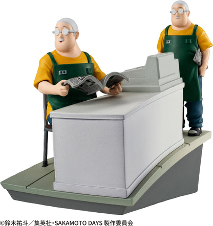 MegaHouse Petitrama: Sakamoto Days Cut Out Scenes (Box 4 Figure) Figure 10cm PVC