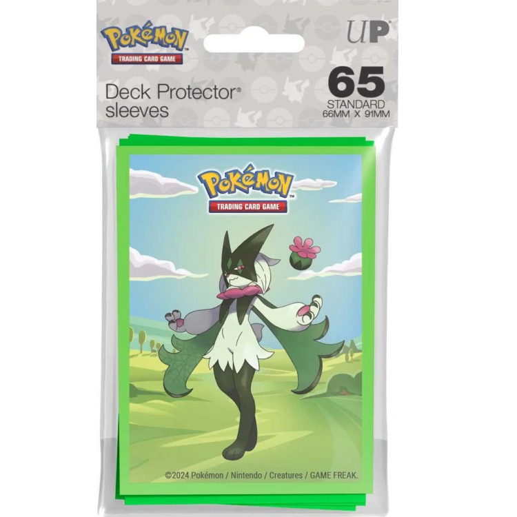 Pokemon Bustine Proteggi Carte Meowscarada 65 Bustine Sleeves Deck Protector