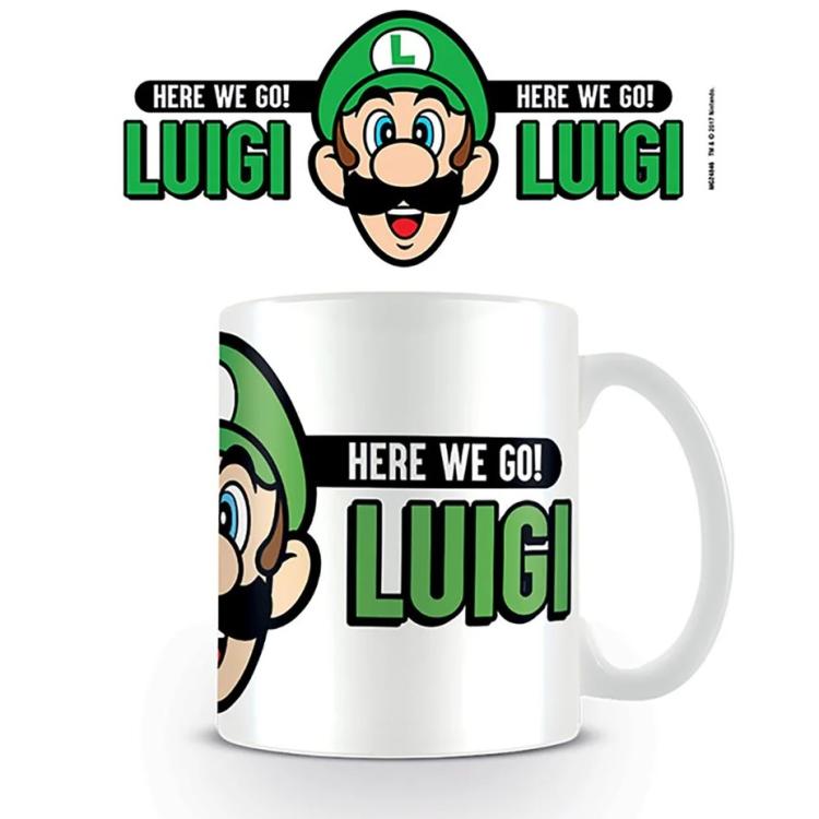 Pyramid Tazza Super Mario Bros (Here We Go Luigi) Mug Tazza In Ceramica Scatola