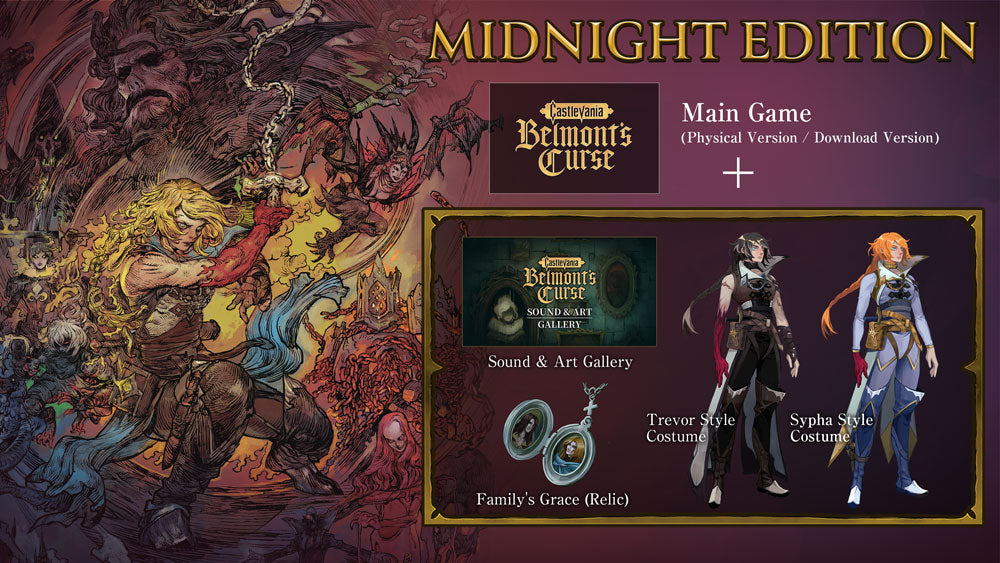 Castlevania: Belmont's Curse Midnight Edition Ps5 Videogioco Playstation 5 Italiano