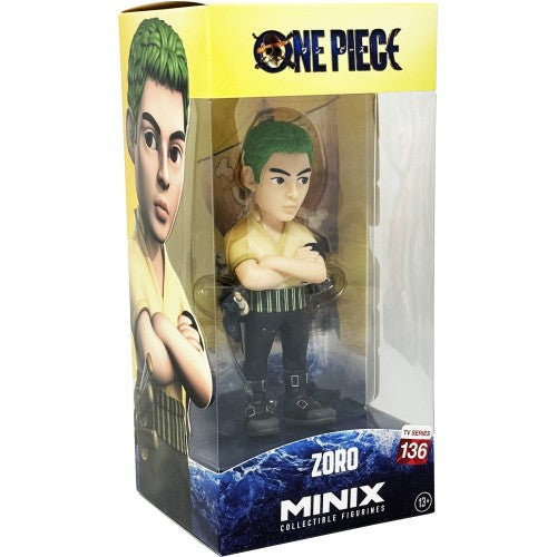 Minix: One Piece - Roronoa Zoro (Tv Series 136) Anime Figure Netflix Da 12Cm