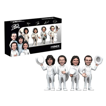 Minix - Pooh 4 Personaggi Da Collezione Figure Musica Italiana 8Cm