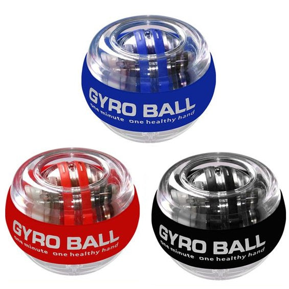 Gyro Ball Palla Allenamento Resistenza Polso Braccio Giroscopio Led Antistress