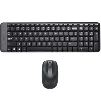 Logitech Mk220 Kit Tastiera E Mouse Wireless Computer Pc Layaout Italiano Qwerty