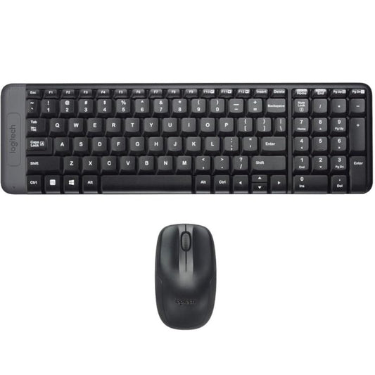 Logitech Mk220 Kit Tastiera E Mouse Wireless Computer Pc Layaout Italiano Qwerty