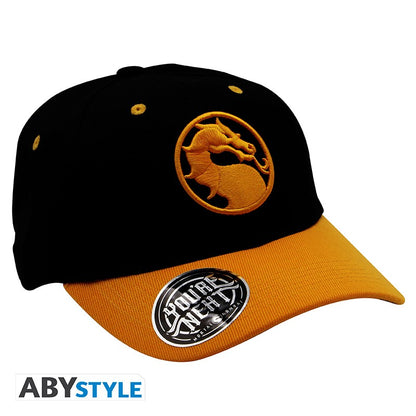ABYSTYLE - Mortal Kombat Logo - Berretto Cappello con Visiera Curva Stile Baseball Cap