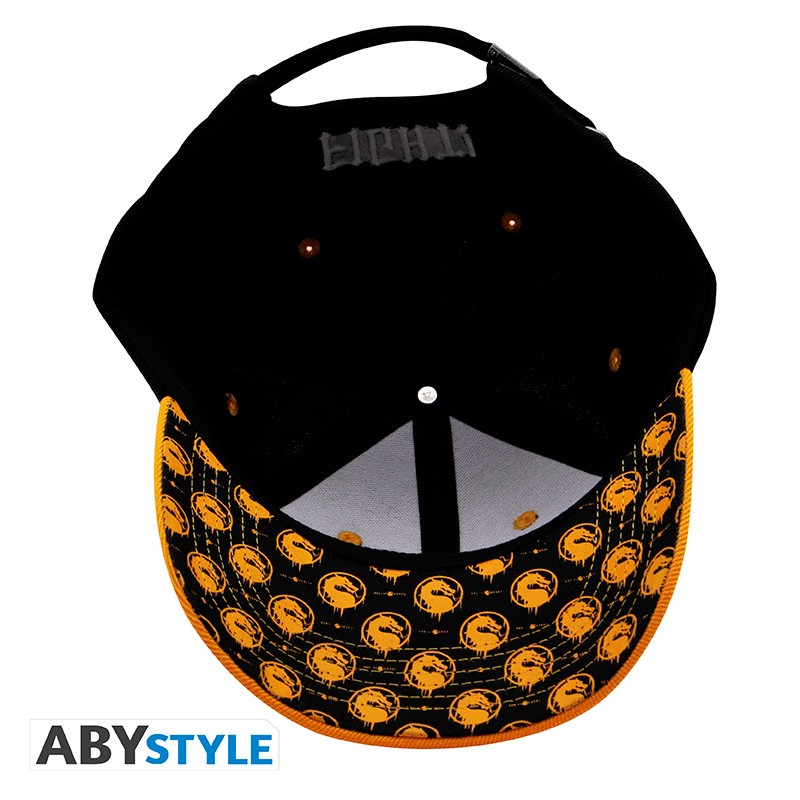 ABYSTYLE - Mortal Kombat Logo - Berretto Cappello con Visiera Curva Stile Baseball Cap