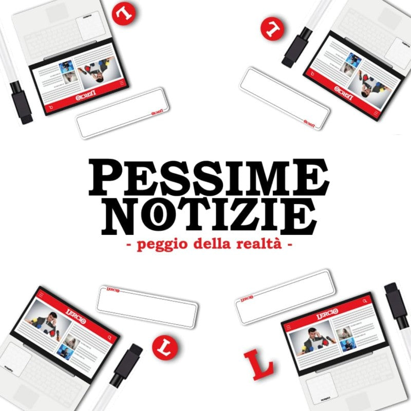 MS Edizioni Lercio - Gioco da Tavolo Pessime Notizie (Ed. Italiana)