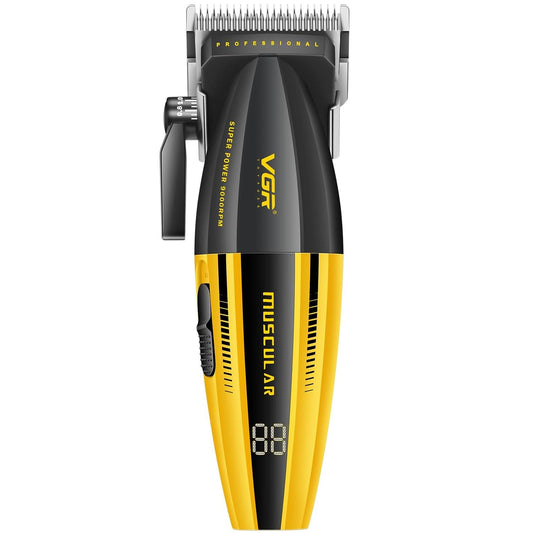 Vgr V-285 Muscular Rasoio Tagliacapelli Professionale 9000 RPM Display LED USB