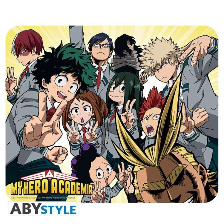 ABYSTYLE TAPPETINO MOUSE PAD MOUSEPAD GAMING ANIME MANGA MY HERO ACADEMIA :CLASS