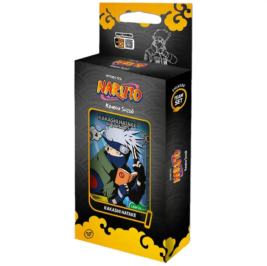 Naruto Mythos TCG Teamset Kakashi Hatake ENG - Card Game Konoha Shido