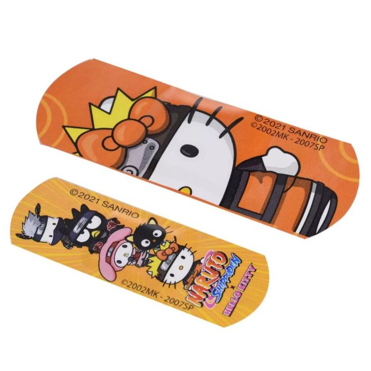 Naruto Shippuden X Hello Kitty Box 24 Medicazioni Adesive Cerotti Sterili Gadget