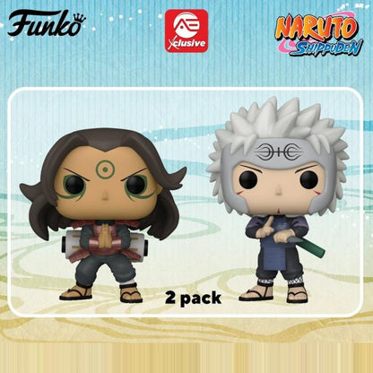 Funko Pop ! Animation Naruto Shippuden (2) - Hashirama & Tobirama Exclusive 9Cm