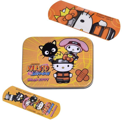 Naruto Shippuden X Hello Kitty Box 24 Medicazioni Adesive Cerotti Sterili Gadget