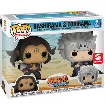 Funko Pop ! Animation Naruto Shippuden (2) - Hashirama & Tobirama Exclusive 9Cm