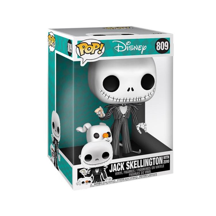 Funko Pop ! Disney - (809) Jack Skellington With Zero - Statua Vinyl Figure 25Cm