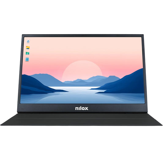 Nilox NXMP15FHD11 Monitor 15.6", FHD, Schermo PC Portatile, Connessioni Type-C e HDMI, Riduzione Luce Blu, Ideale per PS5/XBOX/SWITCH e PC
