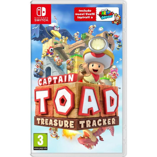 CAPTAIN TOAD TREASURE TRACKER NINTENDO SWITCH VIDEOGIOCO CAPITAN MARIO ITALIANO
