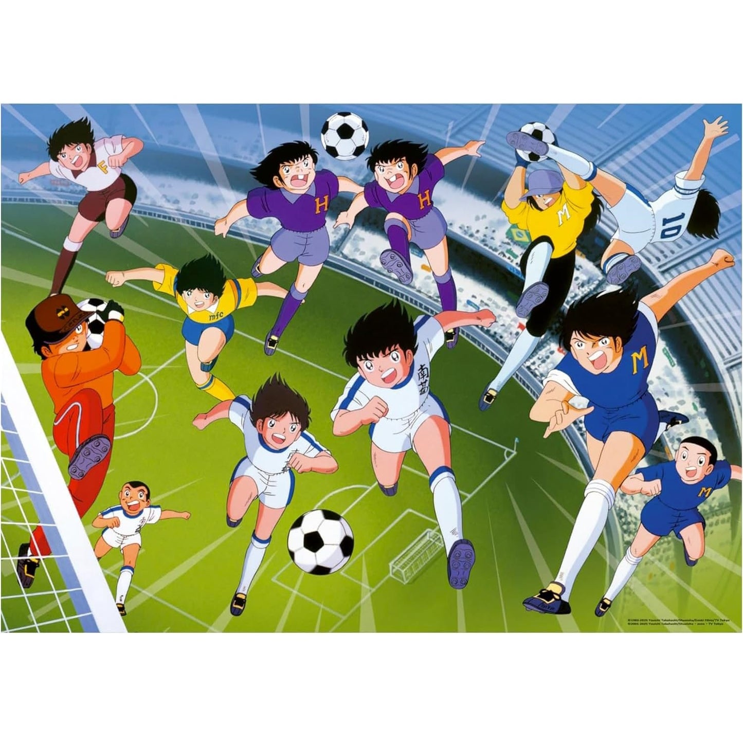Ravensburger - Puzzle 1000 Pezzi Holly e Benji - Puzzle Manga + Poster Incluso