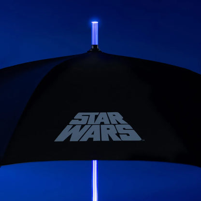 Star Wars Ombrello Premium Manuale con Luci Led Blu Spada Laser (Luke Skywalker)