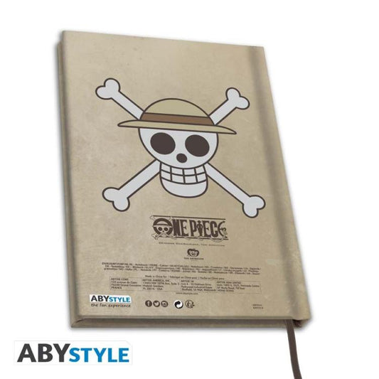 One Piece Taccuino A5 Wanted Monkey D.Luffy Abystyle Collezione Notebook Op