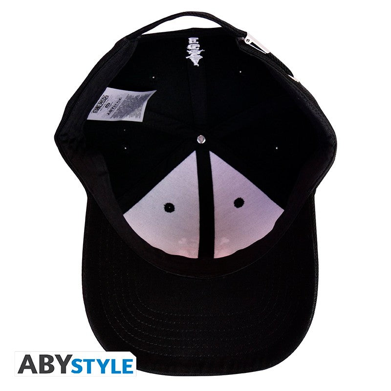 ABYSTYLE - ONE PIECE Cap Ace's Skull - Berretto Cappello con Visiera Curva Stile Baseball Cap