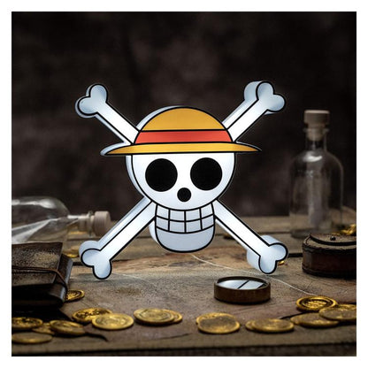 Teknofun Lampada One Piece Skull Atmosfera Led Light-Up Anime Luffy Op Logo