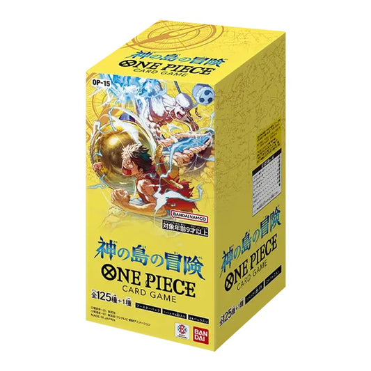 BANDAI ONE PIECE OP-15 Adventure on Kami’s Island BOX 24 BUSTE 12 CARD JAP