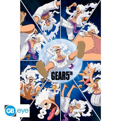 ABYSTYLE (ONE PIECE) MAXY POSTER: "GEAR 5 DINGO" MONKEY D.LUFFY (91,5X61) GB EYE